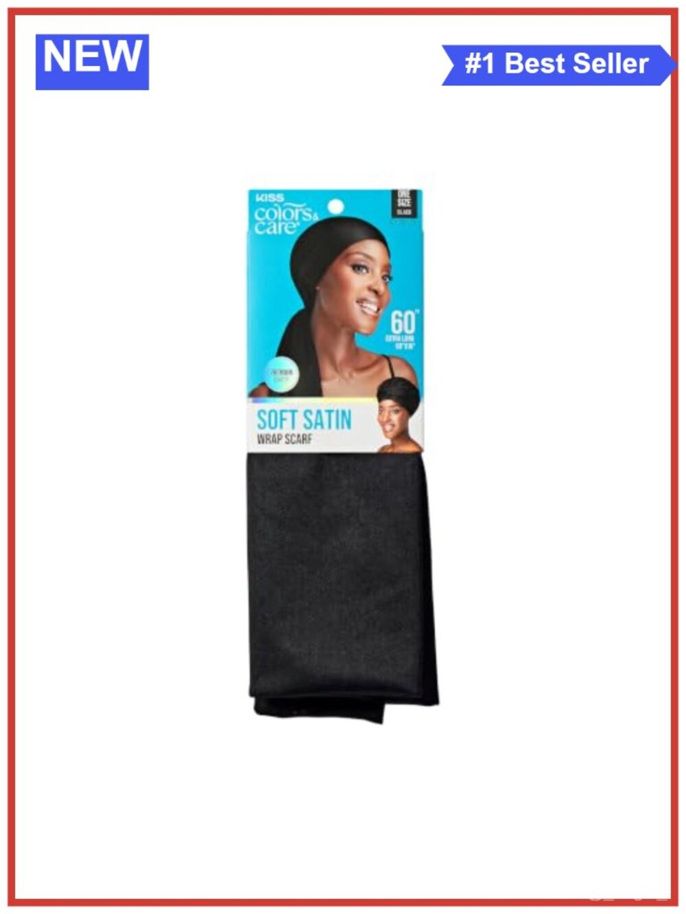 Satin Wrap Scarf Extra Long Multi-Purpose Hair Protection